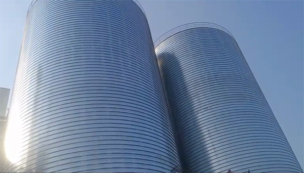 会同2座混凝土高架卷板仓