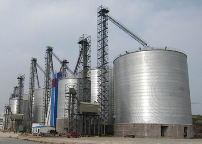 会同大型钢板库构造参数及水泥储存质量